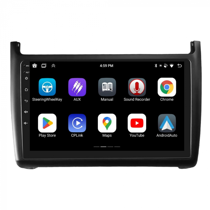 Navigatie Volkswagen POLO (2011-2016), Android 12, 4GB RAM 64GB ROM, SLOT SIM 4G, DSP, CarPlay si Android Auto, ecran 9 Inch [14]