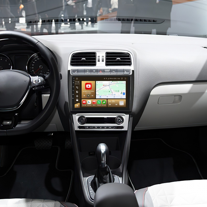 Navigatie Volkswagen POLO (2011-2016), Android 8GB RAM 128GB ROM, SIM 4G, DSP, CarPlay wireless si Android Auto, ecran HD 9 Inch [11]