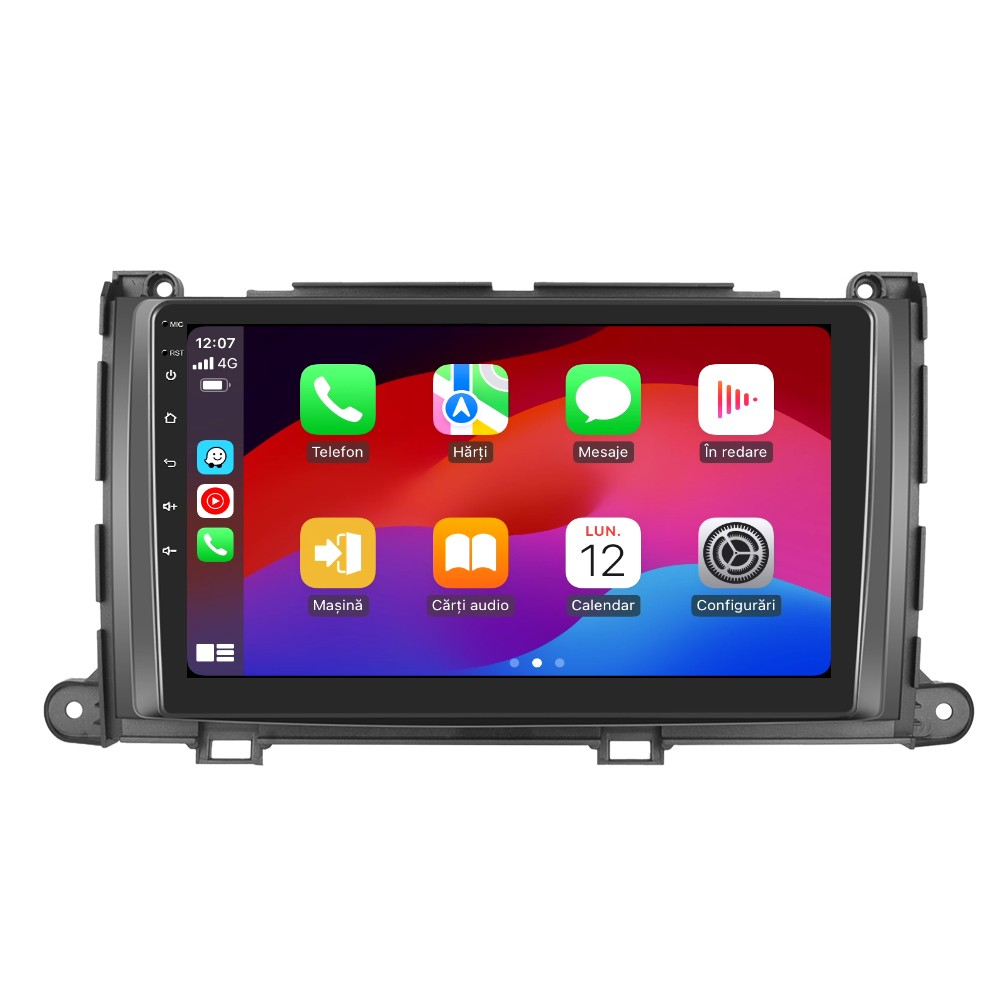 Navigatie Toyota Sienna (2011-2013) cu Android, 2GB RAM 32GB ROM, DSP, ecran 9 Inch, Carplay si Android Auto [1]