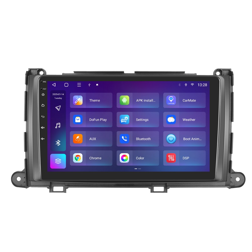Navigatie Toyota Sienna (2011-2013) cu Android, 2GB RAM 32GB ROM, DSP, ecran 9 Inch, Carplay si Android Auto [3]