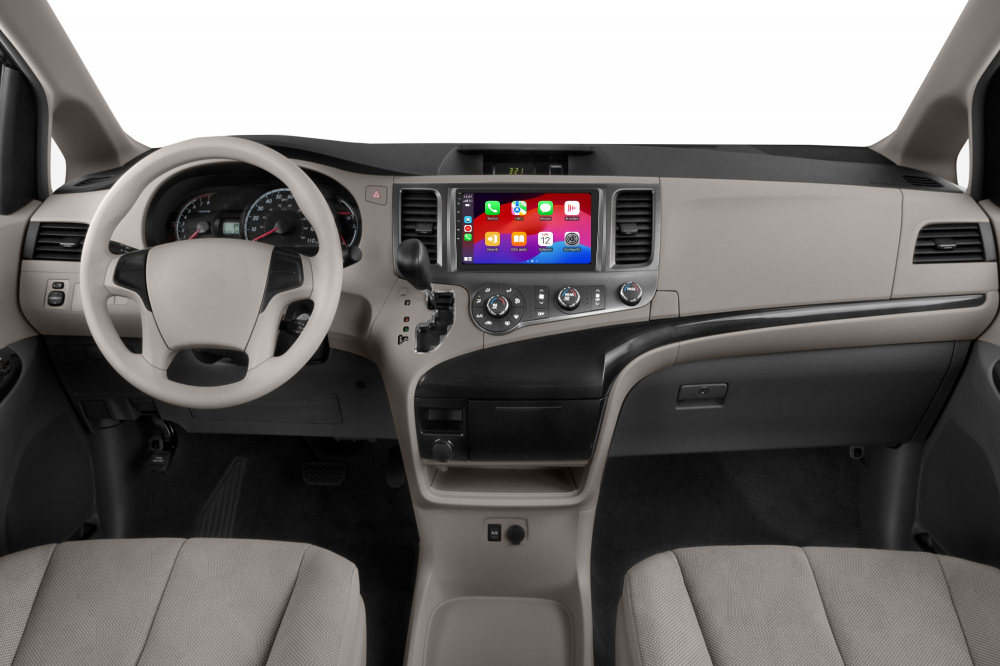 Navigatie Toyota Sienna (2011-2013) cu Android, 4GB RAM 64GB ROM, cu SLOT SIM 4G, DSP, ecran 9 Inch, Carplay si Android Auto [2]