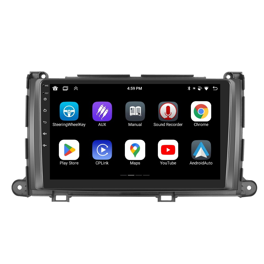 Navigatie Toyota Sienna (2011-2013) cu Android, 4GB RAM 64GB ROM, DSP, ecran 9 Inch, Carplay si Android Auto [3]