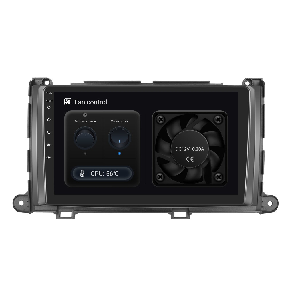 Navigatie Toyota Sienna (2011-2013) cu Android, 8GB RAM 128GB ROM, cu SLOT SIM 4G, DSP, ecran 9 Inch, Carplay si Android Auto [9]