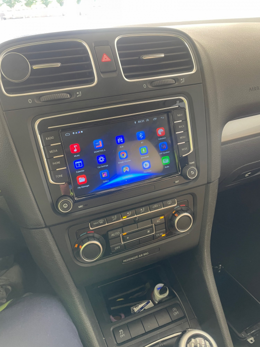 Navigatie Android 11, Carplay, 2GB RAM 32GB ROM, Ecran de 7 Inch, dedicata Golf 5, Golf 6, Jetta, Passat B6, CC, B7, Polo, Tiguan, Touran, Skoda, Seat [21]