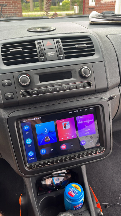 Navigatie Volkswagen, Skoda, Seat cu Android 12, 2GB RAM 32 GB ROM, CarPlay si Android Auto, Ecran de 9 Inch, dedicata Golf 5, Golf 6, Jetta, Passat B6, CC, B7, Polo, Tiguan, Touran, Skoda, Seat [16]