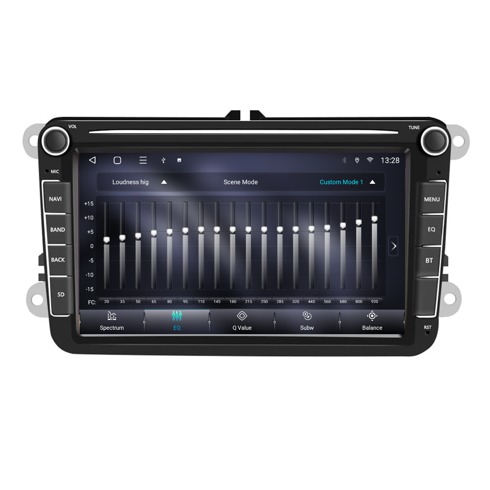 Navigatie Volkswagen|Skoda|Seat cu Android 12, 4GB RAM 64GB ROM, DSP, Slot SIM 4G, Ecran de 8 Inch, dedicata Golf 5, Golf 6, Jetta, Passat B6, CC, B7, Polo, Tiguan, Touran, Skoda, Seat [7]