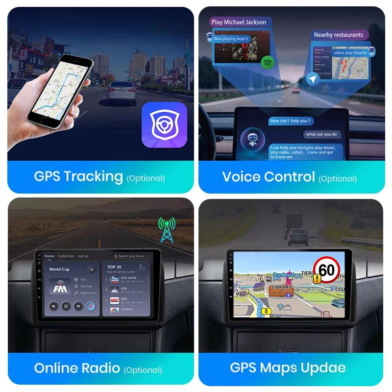 Navigatie Volkswagen|Skoda|Seat cu Android 12, DSP, CarPlay si Android Auto, 2GB RAM 32GB ROM, Ecran de 9 Inch, dedicata Golf 5, Golf 6, Jetta, Passat B6, CC, B7, Polo, Tiguan, Touran, Skoda, Seat [6]