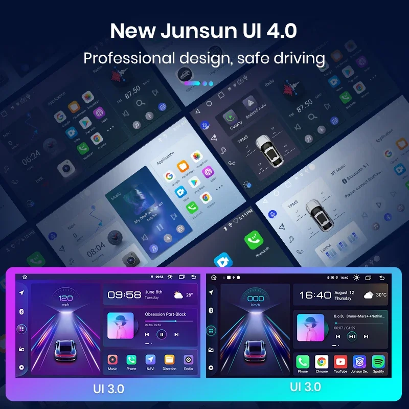 Navigatie Volkswagen|Skoda|Seat cu Android 12, DSP, CarPlay si Android Auto, 2GB RAM 32GB ROM, Ecran de 9 Inch, dedicata Golf 5, Golf 6, Jetta, Passat B6, CC, B7, Polo, Tiguan, Touran, Skoda, Seat [5]