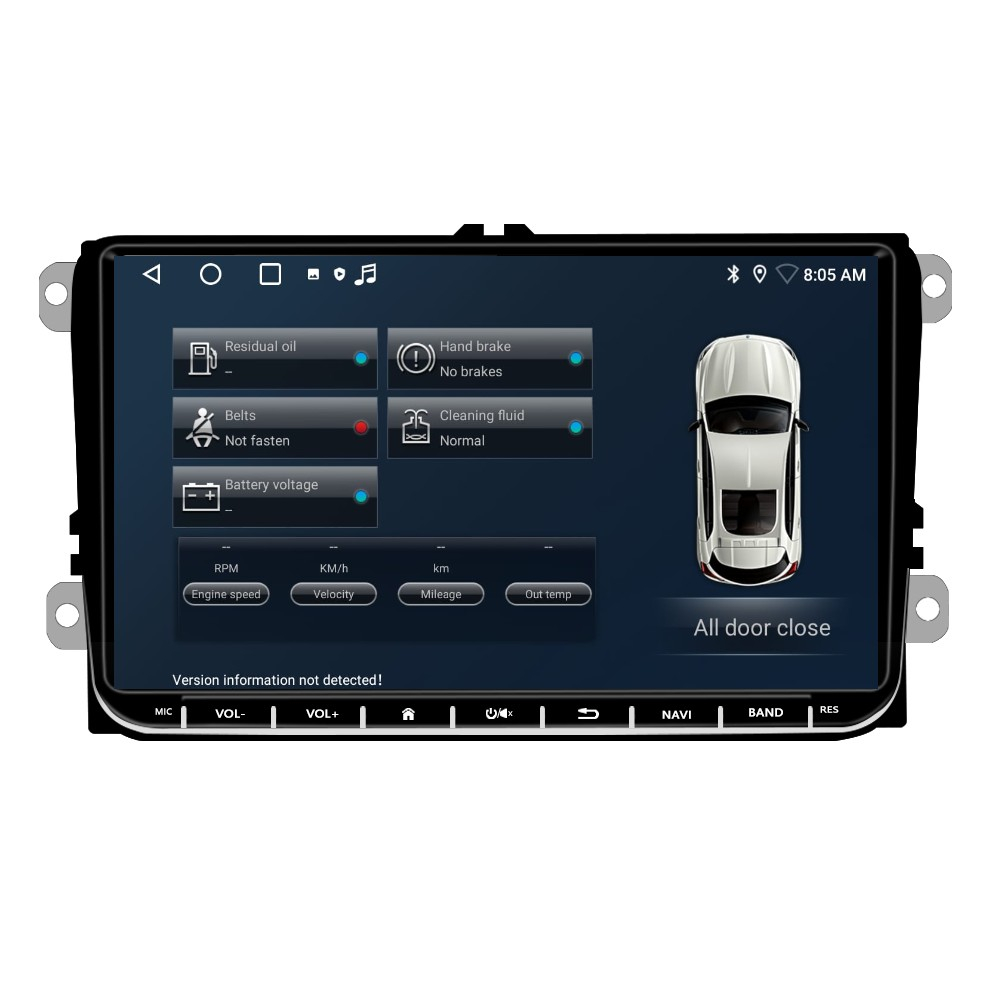 Navigatie Volkswagen|Skoda|Seat cu Android 12, 9 Inch, CarPlay si Android Auto, dedicata Golf 5, Golf 6, Jetta, Passat B6, CC, B7, Polo, Tiguan, Touran, Skoda, Seat [3]