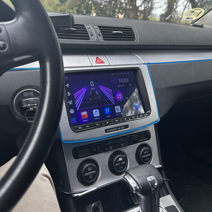 Navigatie Volkswagen|Skoda|Seat cu Android 13, Carplay, 4GB RAM 64GB ROM DSP, SIM 4G, Ecran de 9 inch, dedicata Golf 5, Golf 6, Jetta, Passat B6, CC, B7, Polo, Tiguan, Touran, Skoda, Seat [14]