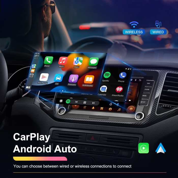 Navigatie Volkswagen|Skoda|Seat cu Android 13,2GB ROM 64GB, RDS, CarPlay si Android Auto, dedicata Golf 5, Golf 6, Jetta, Passat B6, CC, B7, Polo, Tiguan, Touran, Skoda, Seat ecran 7 inch [26]