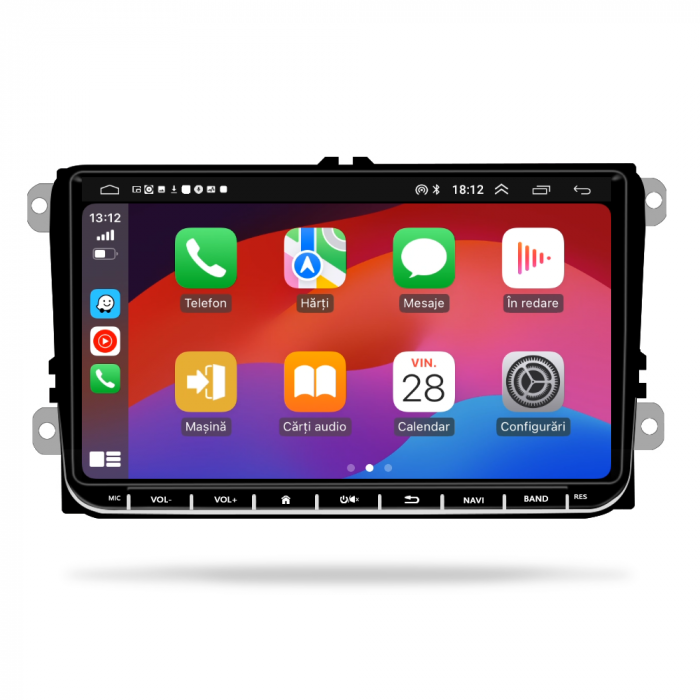 Navigatie Volkswagen|Skoda|Seat cu Android, Ecran de 9 Inch, dedicata Golf 5, Golf 6, Jetta, Passat B6, CC, B7, Polo, Tiguan, Touran, Skoda, Seat [3]