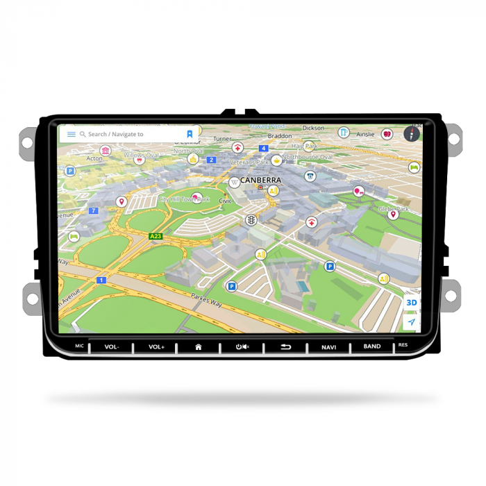 Navigatie Volkswagen|Skoda|Seat cu Android, Ecran de 9 Inch, dedicata Golf 5, Golf 6, Jetta, Passat B6, CC, B7, Polo, Tiguan, Touran, Skoda, Seat [15]