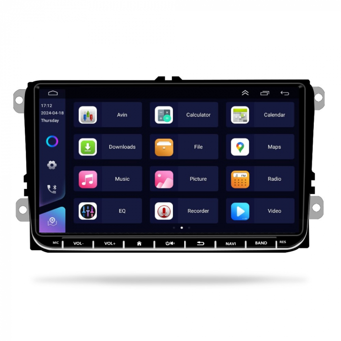 Navigatie Volkswagen|Skoda|Seat cu Android, Ecran de 9 Inch, dedicata Golf 5, Golf 6, Jetta, Passat B6, CC, B7, Polo, Tiguan, Touran, Skoda, Seat [6]