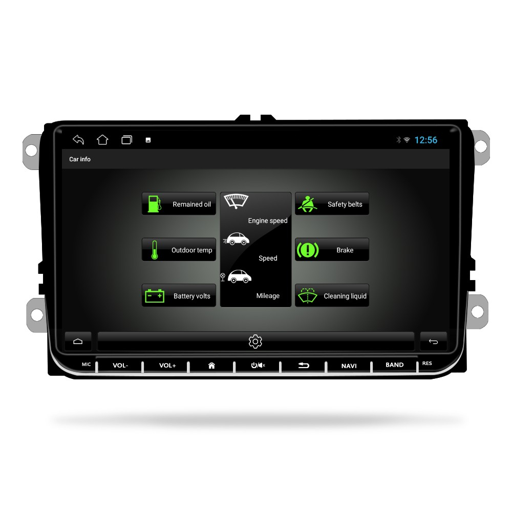 Navigatie Volkswagen|Skoda|Seat cu Android, Ecran de 9 Inch, dedicata Golf 5, Golf 6, Jetta, Passat B6, CC, B7, Polo, Tiguan, Touran, Skoda, Seat [13]