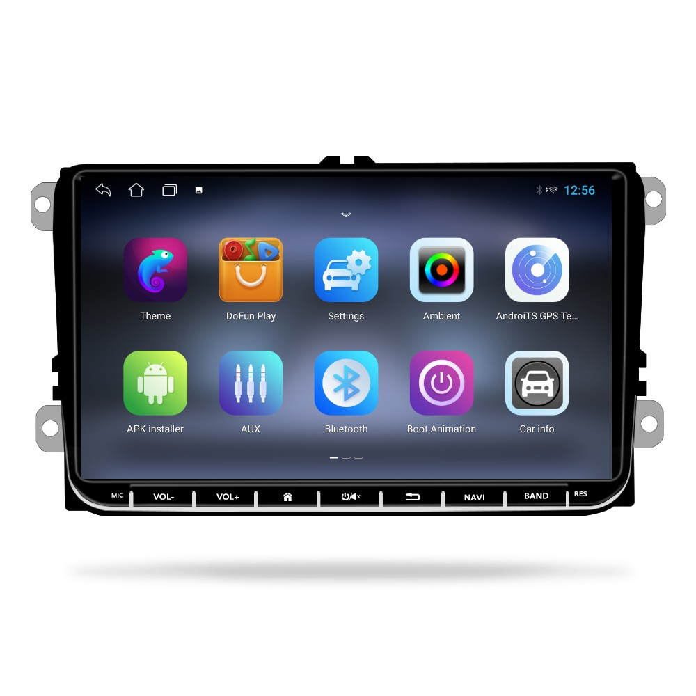 Navigatie Volkswagen|Skoda|Seat cu Android, Ecran de 9 Inch, dedicata Golf 5, Golf 6, Jetta, Passat B6, CC, B7, Polo, Tiguan, Touran, Skoda, Seat [5]