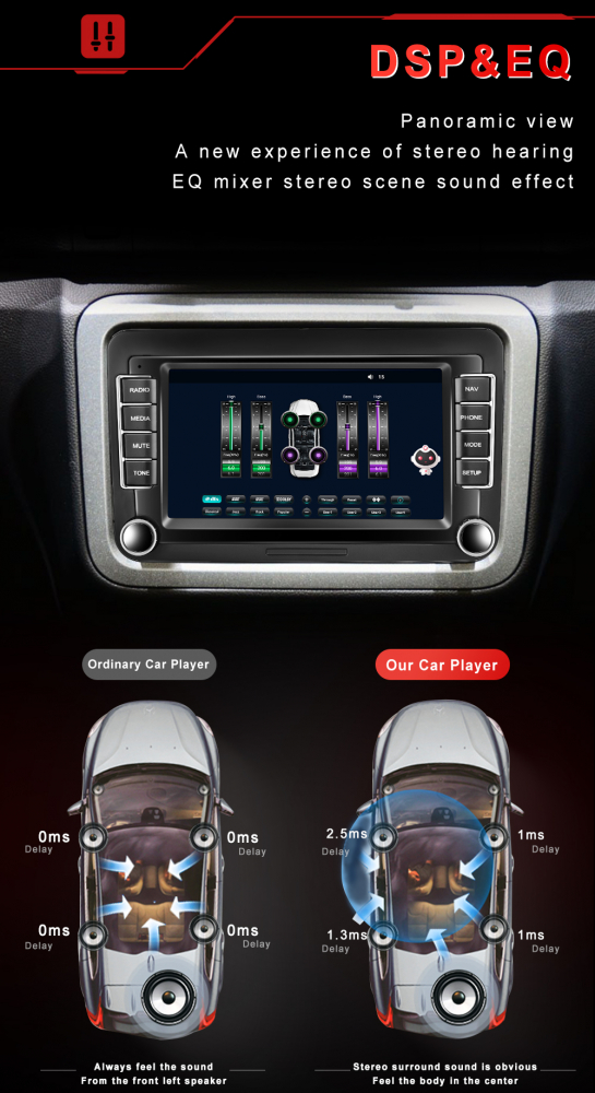 Navigatie Volkswagen|Skoda|Seat cu Android 12, 8 GB 128 GB SIM 4G, Carplay si Android Auto, DSP, Ecran 7 inch [17]