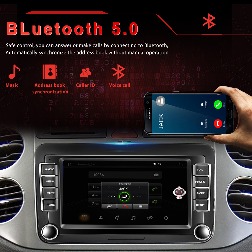 Navigatie Volkswagen|Skoda|Seat cu Android 12, 8 GB 128 GB SIM 4G, Carplay si Android Auto, DSP, Ecran 7 inch [16]