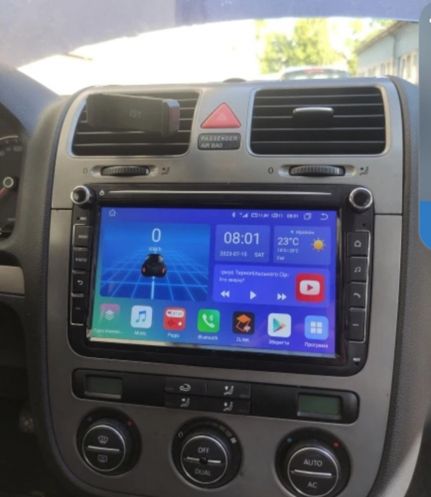 Navigatie Volkswagen|Skoda|Seat cu Android, Ecran de 8 Inch, CarPlay si Android Auto, dedicata Golf 5, Golf 6, Jetta, Passat B6, CC, B7, Polo, Tiguan, Touran, Skoda, Seat [6]