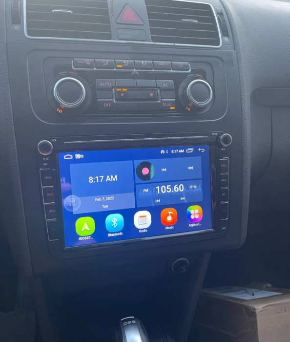 Navigatie Volkswagen|Skoda|Seat cu Android, Ecran de 8 Inch, CarPlay si Android Auto, dedicata Golf 5, Golf 6, Jetta, Passat B6, CC, B7, Polo, Tiguan, Touran, Skoda, Seat [7]