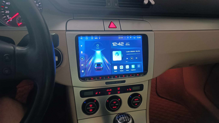 Navigatie Volkswagen|Skoda|Seat cu Android, Ecran de 9 Inch, dedicata Golf 5, Golf 6, Jetta, Passat B6, CC, B7, Polo, Tiguan, Touran, Skoda, Seat [11]