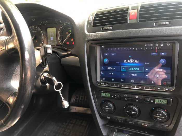 Navigatie Volkswagen|Skoda|Seat cu Android, Ecran de 9 Inch, dedicata Golf 5, Golf 6, Jetta, Passat B6, CC, B7, Polo, Tiguan, Touran, Skoda, Seat [15]