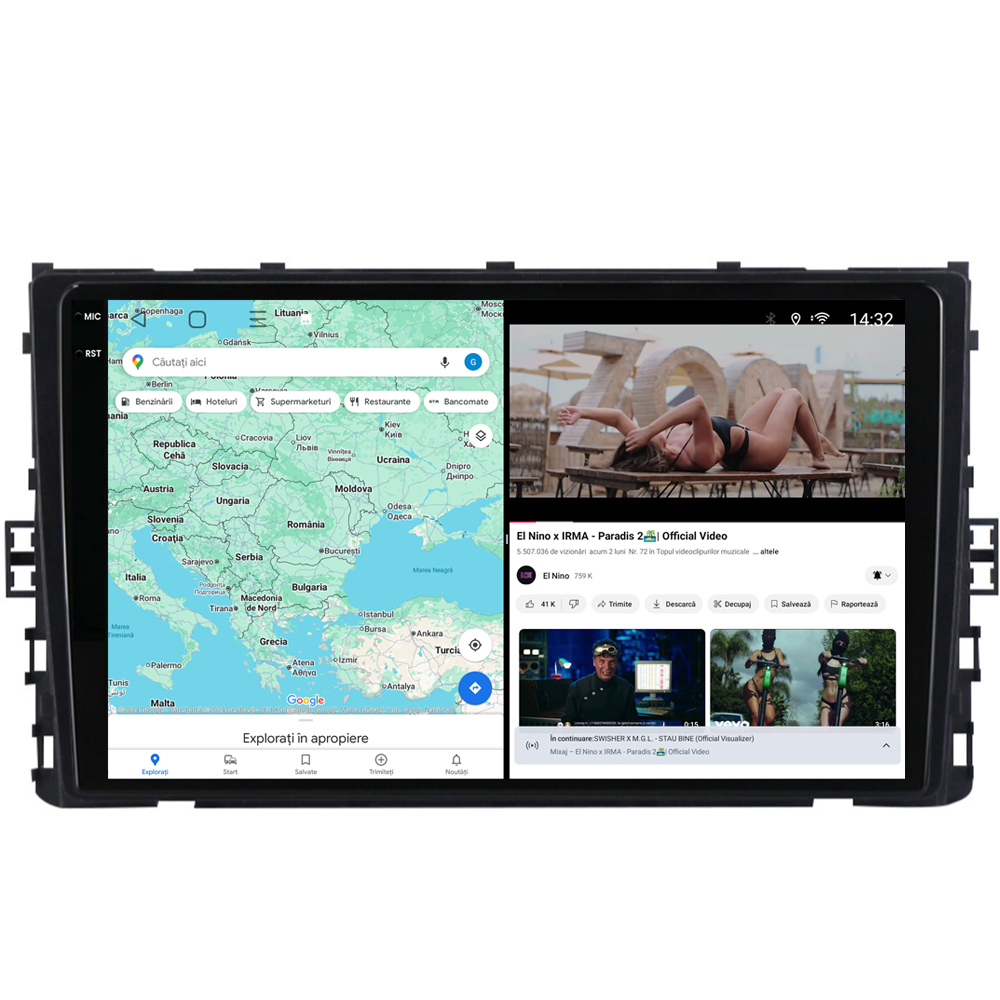 Navigație Android dedicată 2K QLED Octa-Core UIS8581A cu SIM 4G, CarPlay și Android Auto [5]