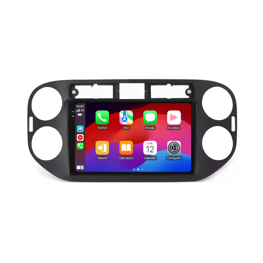 Navigatie Volkswagen Tiguan (2010-2015) Android 14, 12GB RAM, 256GB ROM, Ecran 9.33 inch 2K QLED, Ramă Neagră [3]