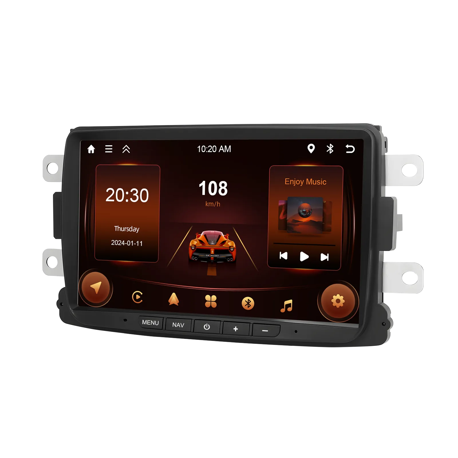 Navigatie Dacia Logan, Duster, Sandero (2012-2020) cu Android 13 ,2GB ROM 64GB, RDS, CarPlay si Android Auto, ecran 7 inch [6]