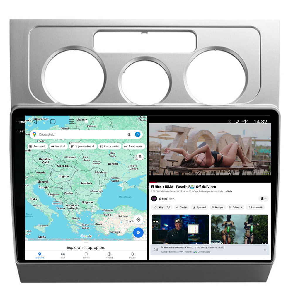 Navigație Android dedicată 2K QLED Octa-Core UIS8581A cu SIM 4G, CarPlay și Android Auto [5]