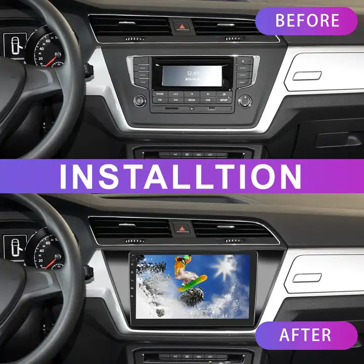 Navigatie Volkswagen Touran (2016-2020), Android 13 2GB RAM 64GB ROM, CarPlay si Android Auto Wi-fi, Youtube, Waze, ecran HD 10.1 Inch [3]