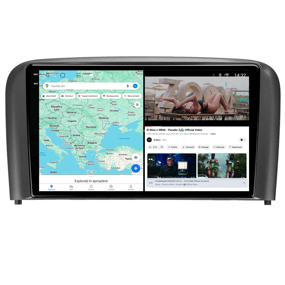 Navigație Android dedicată 2K QLED Octa-Core UIS8581A cu SIM 4G, CarPlay și Android Auto [5]