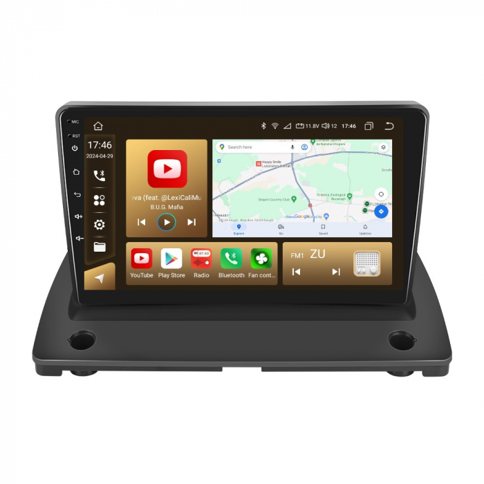Navigatie Volvo XC 90 (2004-2014) Android 12, 8 GB 128GB, SLOT SIM 4G, DSP Carplay si Android Auto, Ecran 9 inch [4]