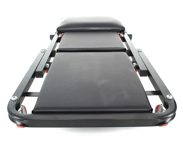 Pat Mobil 2 in 1,scaun pentru Service Auto– Reglabil, 150 kg, cu Roți Pivotante [3]