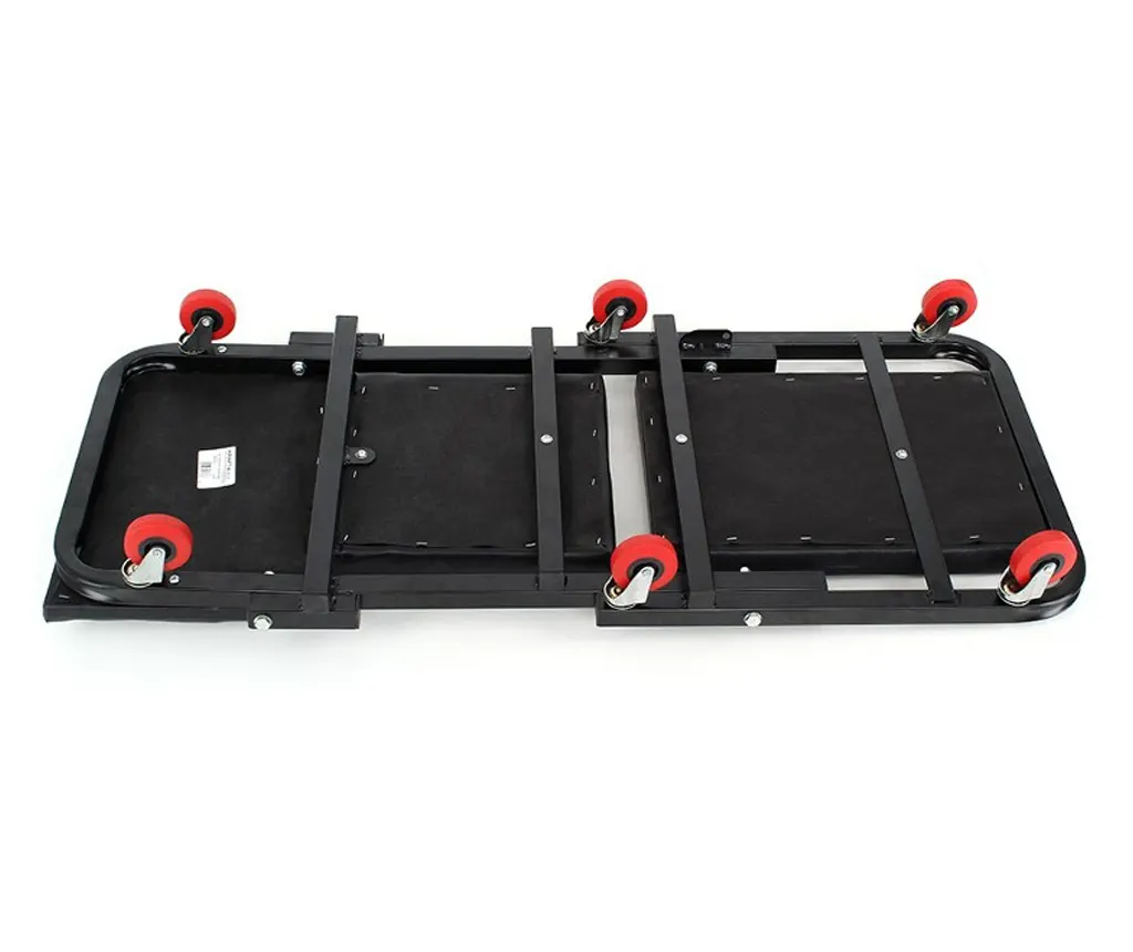 Pat Mobil 2 in 1,scaun pentru Service Auto– Reglabil, 150 kg, cu Roți Pivotante [4]