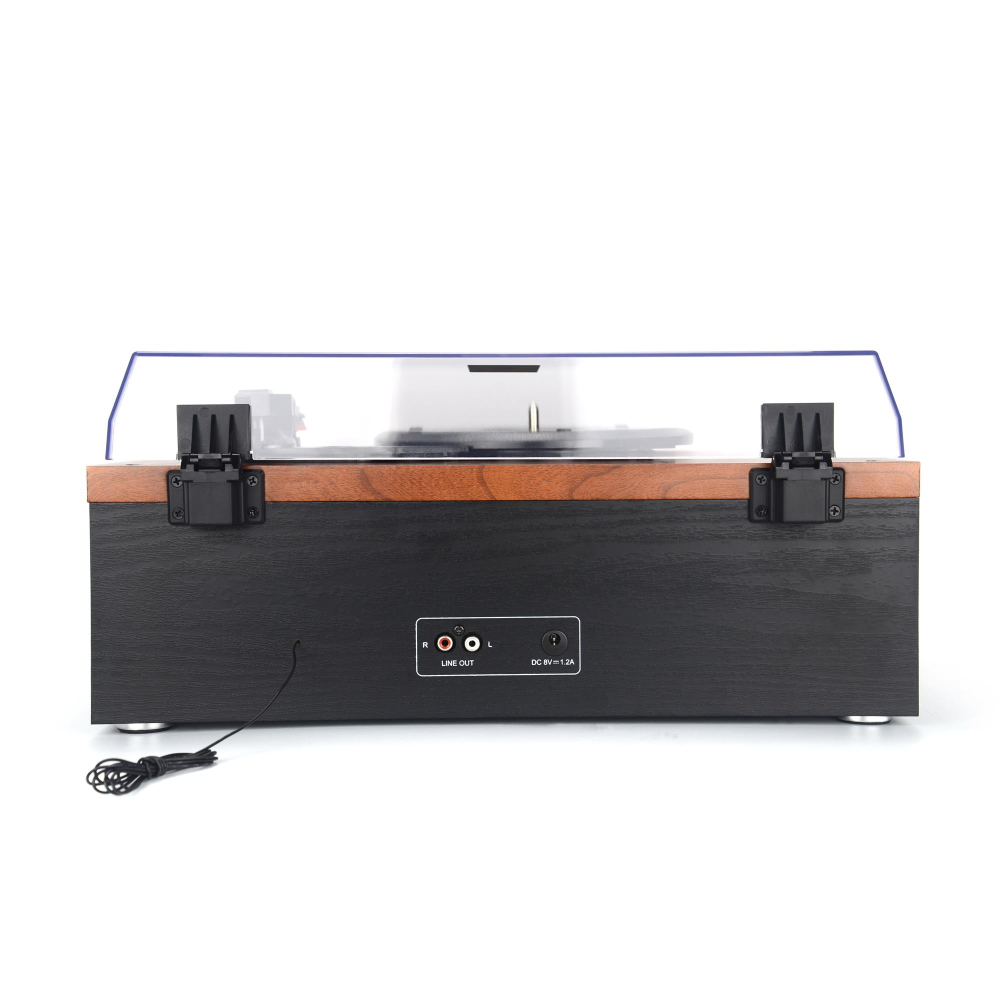 Pick-UP Retro cu carcasa de lemn - Akai ATT-14BT, Bluetooth 5.0, CD, AUX, Radio FM si difuzoare incorporate - AKAI [5]