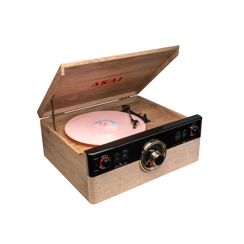 Pick-UP Retro cu sistem All-in-One - Akai ATT-300CC, Vinil, CD, Caseta & Bluetooth - AKAI [3]