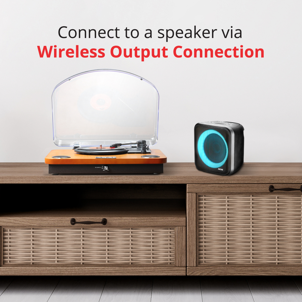 Pick-up Stereo cu Difuzoare Incorporate, Bluetooth, USB/SD și Redare la 3 Viteze [5]