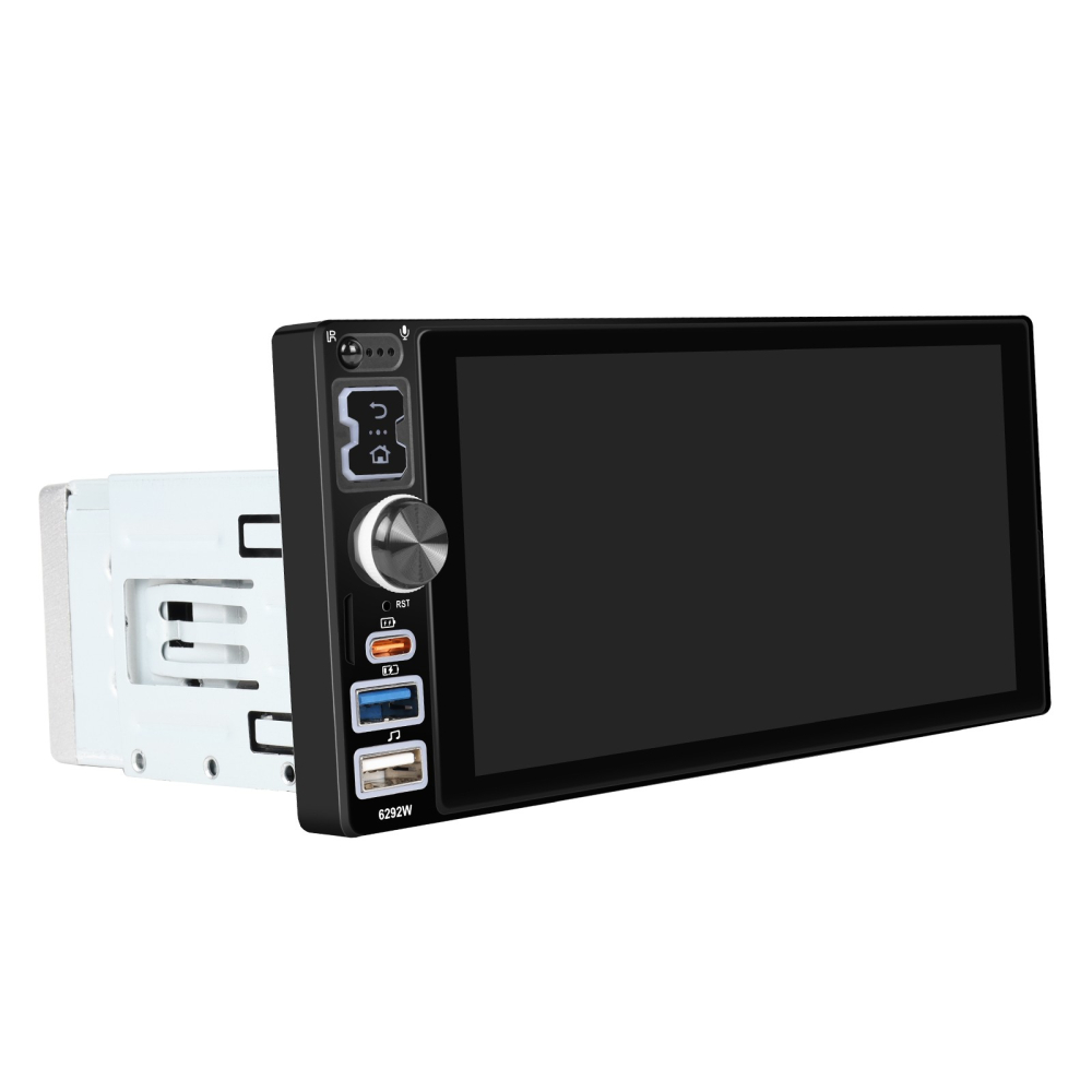 Player Auto 1DIN Multimedia cu Carplay si Android auto wireless, bluetooth, usb, ecran HD 6.8 inch [5]