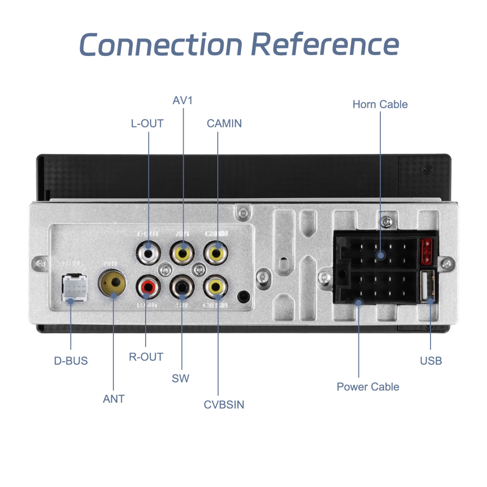 Player Auto 1DIN Multimedia cu Carplay si Android auto wireless, bluetooth, usb, ecran HD 6.8 inch [4]