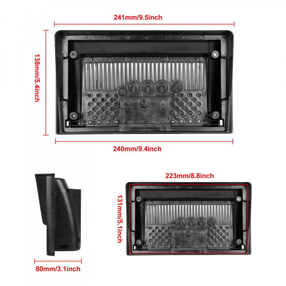 Rama Universala 9 Inch – Pentru navigatie+conectica 12/24V, pentru Camion, Autobuz, Autocar și Vehicule [20]