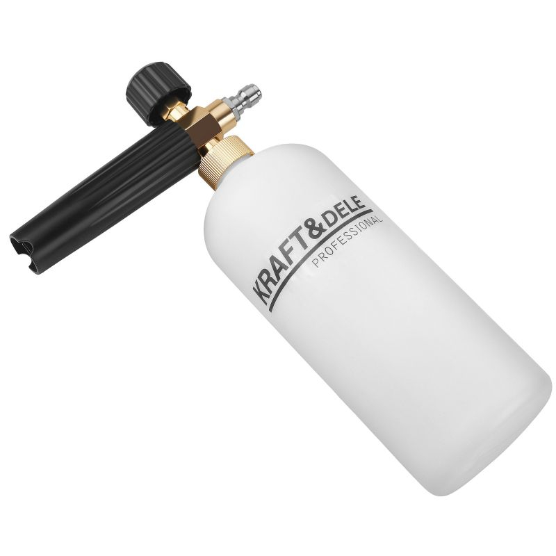 Lance spumare profesionala, 7 duze incluse, recipient pentru spuma cu reglaj densitate, 1L [4]