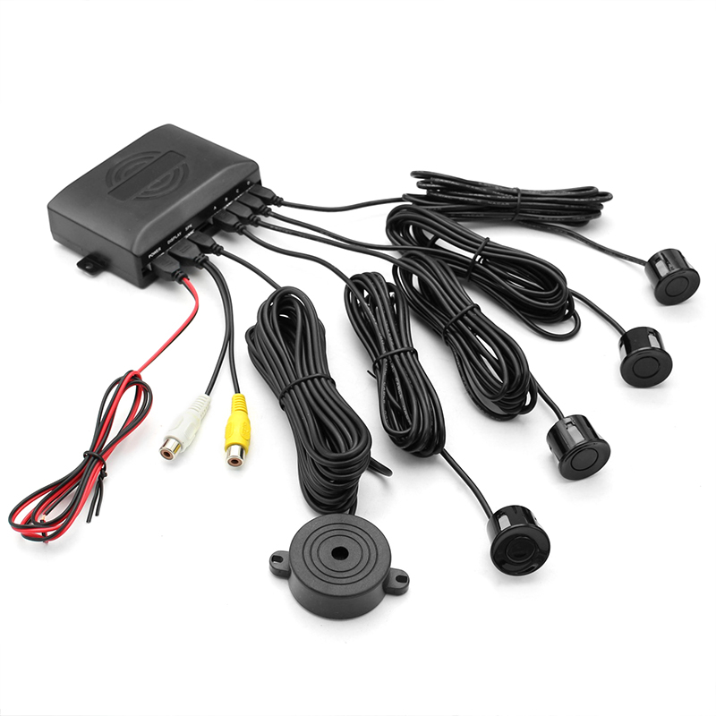 Senzori de Parcare cu 4 Detectoare – Compatibili VIDEO RCA cu Cameră și Navigație Auto [5]