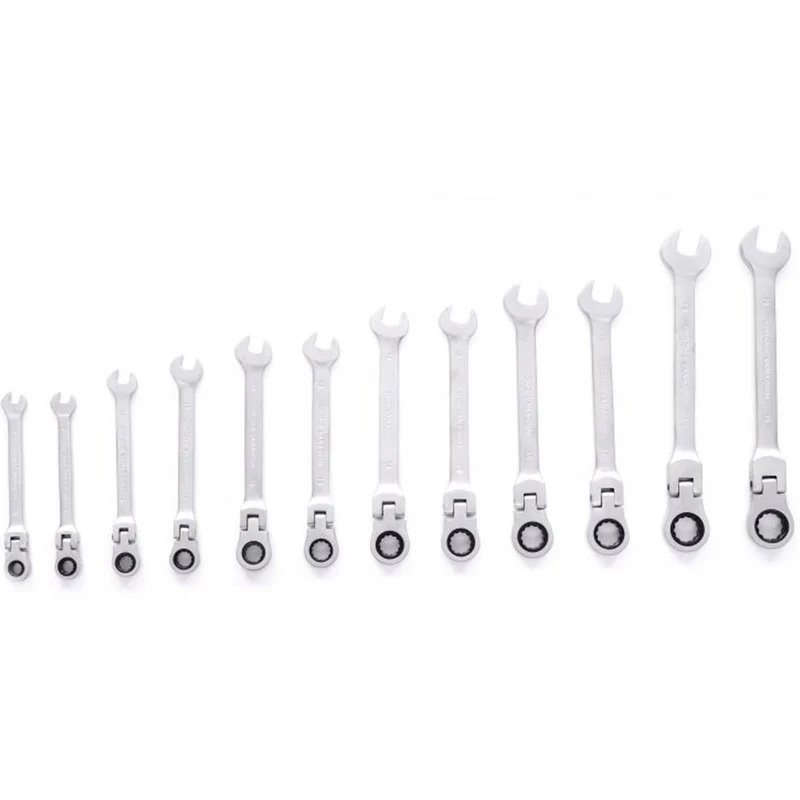 Set Chei Combinate cu Cliquet, 12 Piese (8-19MM) - Ustensile Esențiale pentru Profesioniști [2]