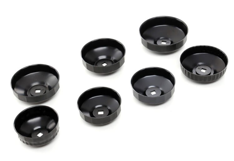 Set Chei pentru Filtre de Ulei 15 piese cu Adaptor 3/4 la 1/2, Compatibil Multimarcă, Cutie Transport rosie [2]