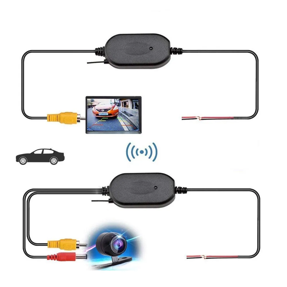 Set Receptor si Emitator Wireless 2.4G VIDEO RCA pentru coexiuni camere marsarier [2]