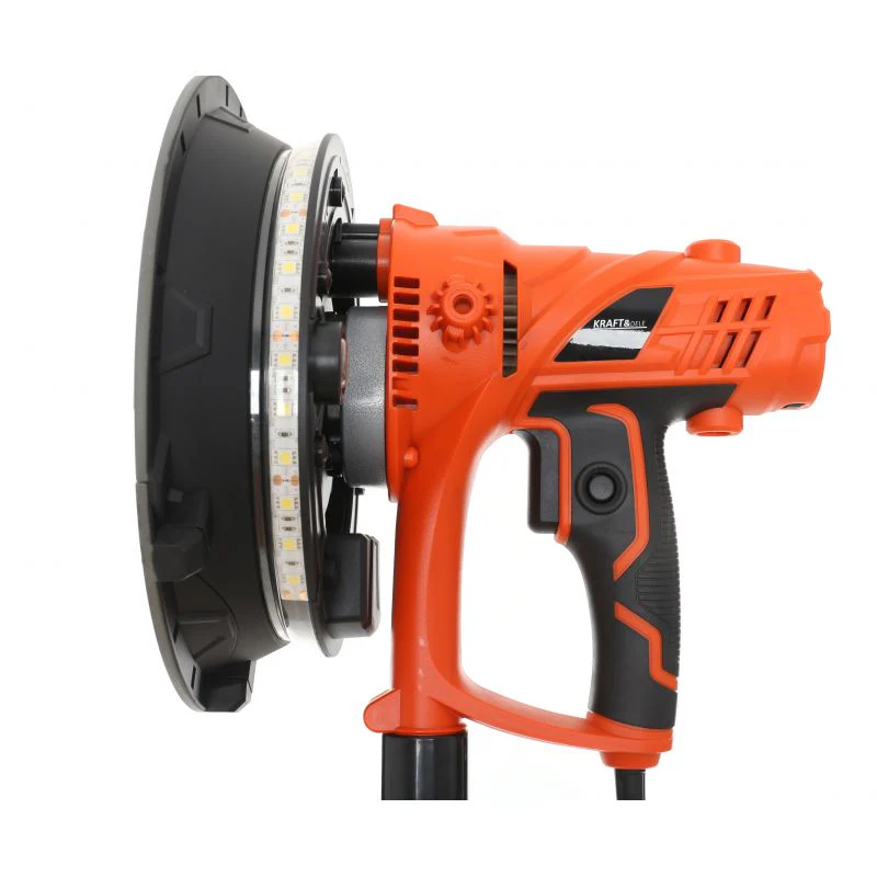 Șlefuitor pentru Pereți cu Aspirator și Iluminare LED, 1500W, 225 mm, Turație Reglabilă - Eficiență Maximă la Șlefuire [4]