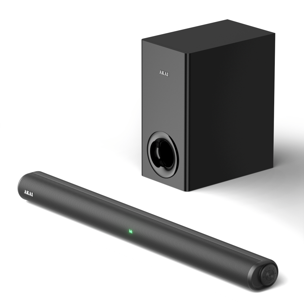 Soundbar Akai ASB-8WSW cu Subwoofer Fără Fir, 2.1 Canale și Sunet Puternic 150W [1]