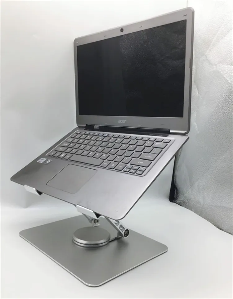 Stand laptop din aluminiu, reglabil 360°, compatibil 10"–17.3", aerisire și stabilitate, suport notebook premium [2]