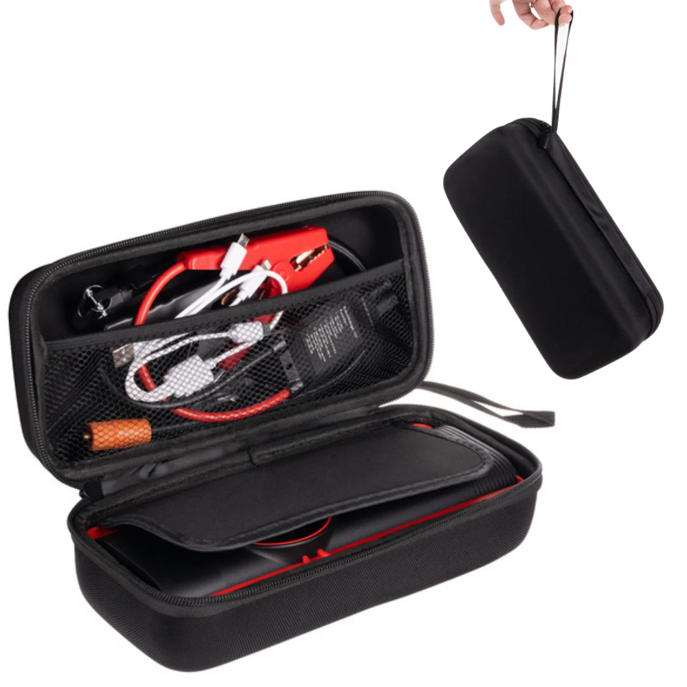 Starter Auto Multifuncțional 1200A, Power Bank 10000mAh, Compresor Aer, Lanternă LED,Afișaj, USB C, 12V [2]